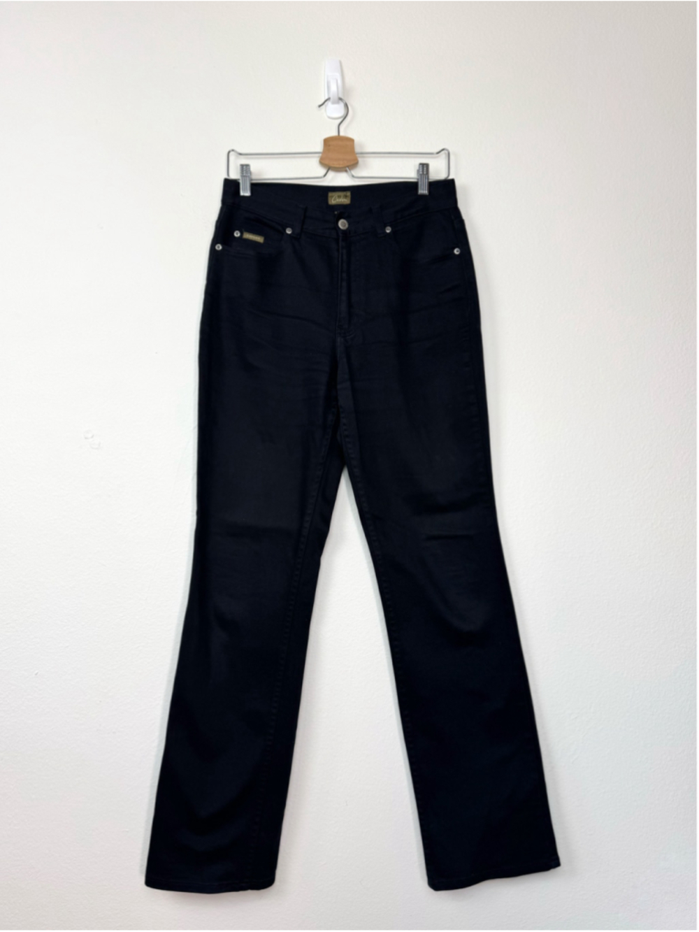 Caslon Women’s Straight Leg Jeans Black Size 8L Long Western Classic Casual